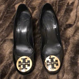 Tory Burch Wedges Patent Leather 10 As Is